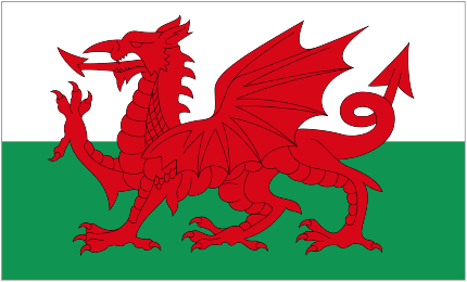 image of welsh national flag "the red dragon"
