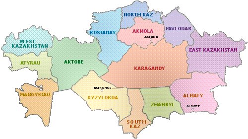 kazakhstan provinces.svg