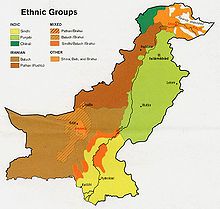 major ethnic groups in pakistan